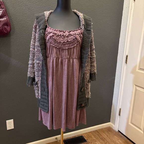 ELOISE at Anthropologie: Rusched Yoke Spaghetti Strap Baby Doll Dress - Picture 11 of 16